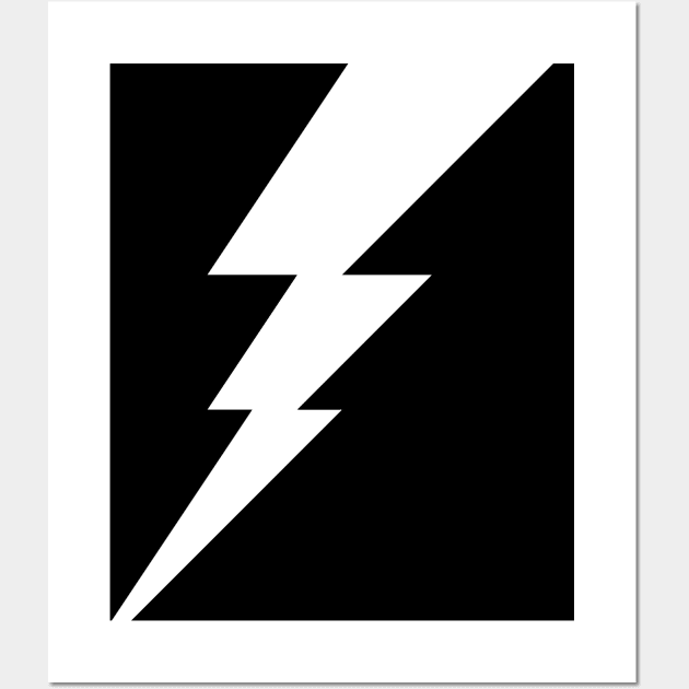 Lightning bolt logo Wall Art by TMBTM